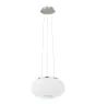 Eglo Colgante De Luz Optica Acero Níquel Satinado | Apta para 2x E27