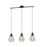 Eglo Colgante De Luz Tarbes Acero Negro | IP20 - Apta para 3x E27 