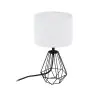 Eglo Lámpara De Mesa Carlton 2 Acero Negro | IP20 - Apta para 1x E14 