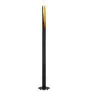Eglo Lámpara de pie Barbotto Acero Negro, Oro 4.5W 345lm - 830 Luz Cálida | Apta para GU10