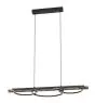 Eglo Colgante De Luz Boyal Madera Negro, Oxidado 40.5W 3600lm - 830 Luz Cálida | Regulable