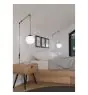 Eglo Colgante De Luz Rondo 3 Acero Negro | Apta para E27