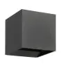Eglo Luz De Pared Calpi 3 Aluminium Antracita Up & Down 2.8W 420lm - 830 Luz Cálida | IP54