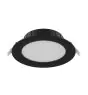 Noxion Downlight LED Hera Plano Empotrado Negro 15W 1500lm 80D - 827-830-840 CCT | 168mm - Recorte 144mm