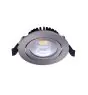 Noxion LED Ajustable Slim Foco Plata Esférica 6W 550lm 60D - 927 Luz Muy Cálida | 85mm - IP54 - Regulable - Mejor Reproducción De Color