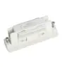 Conector trifásico eléctrico recto - Blanco
