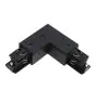 Conector trifásico esquina 90D V - externo - Negro