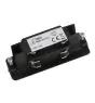 Conector trifásico eléctrico recto - Negro
