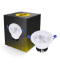 Bright Choice Downlight LED Esférica Ajustable 15W 1200lm 60D - 930 Luz Cálida | 135mm - Recorte 110mm - UGR <19