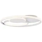 Brilliant Runda Luz de techo Metal Silicone Blanco 45W 5200lm - 830-865 CCT | 500mm - Mando A Distancia Regulable