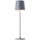 Brilliant Lámpara De Mesa Kaami Metal Plástico Gris 2W 310lm - 830 Luz Cálida | 100mm - IP44 - Al Aire Libre - Regulable 