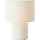 Brilliant Lámpara De Mesa Teddy Metal Textil Beige | 230mm - Apta para 1x E27