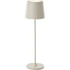 Brilliant Lámpara De Mesa Kaami Metal Plástico Beige 2W 310lm - 830 Luz Cálida | 100mm - IP44 - Al Aire Libre - Regulable 
