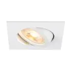 SLV New Tria 68 Foco Aluminium Blanco Cuadrado | Recorte 68mm - Apta para 1x GU10 