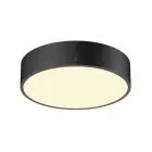 SLV Medo Pro 30 Pared y Luz de techo Aluminium Negro Esférica 10W 1350lm - 930-940 CCT | IP50 - Mejor Reproducción De Color - Regulable 