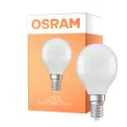 Osram LED Star Classic E14 Esférica Mate 3.3W 250lm - 827 Luz Muy Cálida | Reemplazo 25W