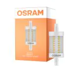 Osram LED R7s 78mm Clara 7.3W 806lm - 827 Luz Muy Cálida | Reemplazo 60W