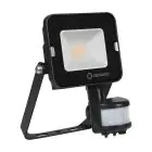 Ledvance Proyector LED Compacto Negro 10W 900lm 100D - 830 Luz Cálida | IP65 - Simétrico - Sensor de movimiento y luz