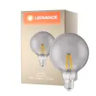 Ledvance Smart+ Wifi E27 Globe Classic con Filamento Ahumada 6W 540lm - 825 Luz muy Cálida | Regulable - Reemplazo 50W