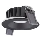 Ledvance Foco LED Air Fix Aluminium Negro 6W 510lm 36D - 930 Luz Cálida | Recorte 68mm - IP65 - Mejor reproducción de color - Regulable