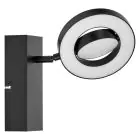 Ledvance LED Decor Foco Saturn Plástico Negro 11W 215lm - 830-842-865 CCT