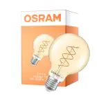 Osram Vintage 1906 LED E27 Globe Con Filamento Twist Oro 8W 806lm - 922 Luz Muy Cálida | Mejor Reproducción De Color - Regulable - Reemplazo 60W