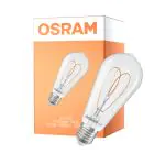 Osram Vintage 1906 LED E27 Edison Con Filamento Clara 7.2W 806lm - 927 Luz Muy Cálida | Mejor Reproducción De Color - Regulable - Reemplazo 60W