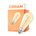 Osram Vintage 1906 LED E27 Edison Con Filamento Oro 8W 806lm - 922 Luz Muy Cálida | Mejor Reproducción De Color - Regulable - Reemplazo 60W