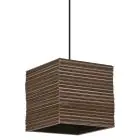 Ledvance Decor Colgante De Luz Cuadrado Marrón | Apta para 1x E27