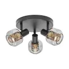 Ledvance LED Decor Foco Firefly Acero Circular Negro 8.4W 750lm - 827 Luz Muy Cálida | Regulable