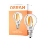 Osram LED Classic LED E14 Pera Con Filamento Clara 1.2W 255lm - 840 Blanco Frio | Reemplazo 25W