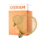 Osram Decor Spiral E27 Globe Con Filamento Oro 3.5W 170lm - 818 Luz Muy Cálida | Regulable - Reemplazo 15W