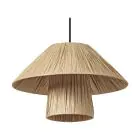 Ledvance Decor Bamboo Papel/Acero Hut 400 Marrón | Apta para E27