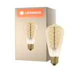 Ledvance Vintage 1906 LED E27 Pera Oro 4.8W 420lm - 822 Luz muy Cálida | Regulable - Reemplazo 37W