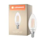 Ledvance Classic LED E14 Vela Con Filamento Clara 3.8W 806lm - 827 Luz Muy Cálida | Reemplazo 60W