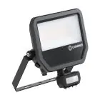 Ledvance Proyector LED Aluminium Negro 41W 6000lm 100D - 840 Blanco Frio | IP65 - Sensor De Movimiento Y Luz - Simétrico
