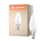 Ledvance Classic LED E14 Vela Mate 5.9W 806lm - 827 Luz Muy Cálida | Regulable - Reemplazo 60W