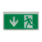 Ansell Doble cara Seña Flecha Abajo para LED Portal Bulkhead Señal de salida de emergencia Harrier