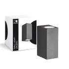 D'Lite Luz De Pared Vrebos Negro Up & Down | IP54 - Apta Para 2x GU10