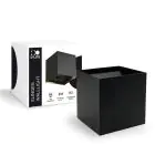 D'Lite Luz De Pared Elingen Aluminium Negro Up & Down 2.9W 170lm - 830 Luz Cálida | IP65 - A Pilas - Sensor De Luz