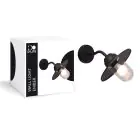 D'Lite Luz De Pared Ember Negro | IP54 - Apta para 1x E27