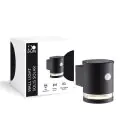 D'Lite Luz De Pared Solis Solar Negro Up & Down - 830 Luz Cálida | IP54 - Sensor De Movimiento