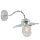 Nordlux Luxembourg Luz De Pared Acero y Vidrio Gris - Zona costera | IP54 - Apta para E27