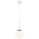 Nordlux Café Colgante De Luz Vidrio Blanco | Apta para E27