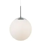 Nordlux Colgante de luz Cafe 30 E27 Plata - vidrio | Max. 25W