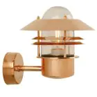 Nordlux Blokhus Luz De Pared Cobre y Vidrio Cobre | IP54 - Apta para E27