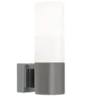 Nordlux Tangens Luz De Pared Vidrio y Metal Gris | IP44 - Apta para E14