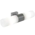 Nordlux Tangens Luz De Pared Vidrio y Metal Gris | IP44 - Apta para 2x E14