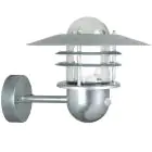 Nordlux Agger Luz De Pared Acero y Vidrio Gris | IP54 - Sensor de Movimiento y Luz - Apta para E27