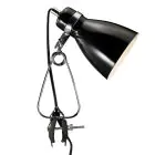 Nordlux Lámpara De Mesa Cyclone Clamp Metal Negro | Apta para 1x E14